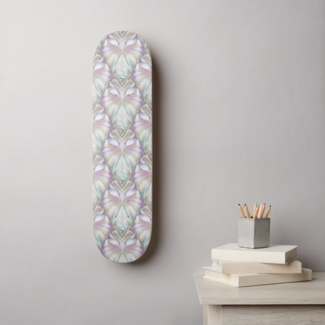 Skateboard Motif Oracle Owl Pastel Purple (Art mural)