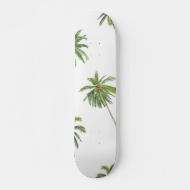 Skateboard Motif palmier (Devant)