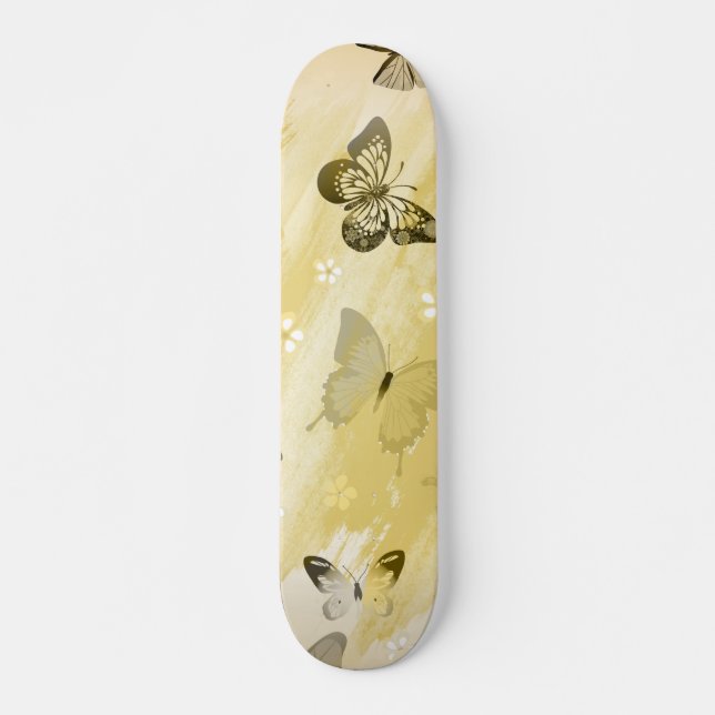 Skateboard Motif papillon 10 (Devant)