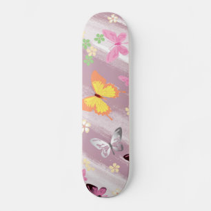 Skateboard Motif papillon 7