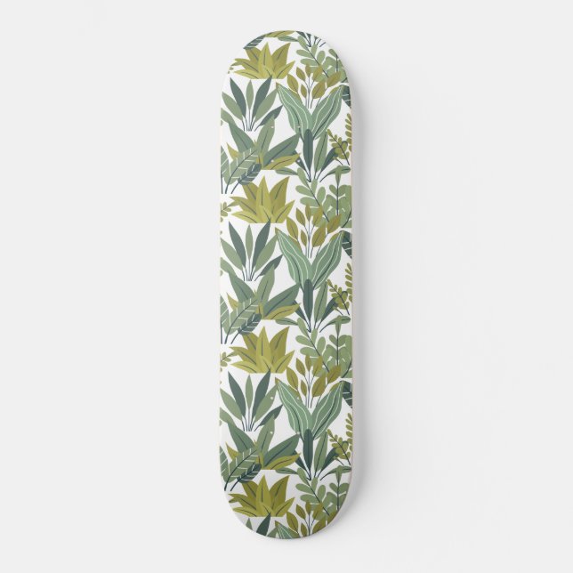 Skateboard motif plante (Recto)