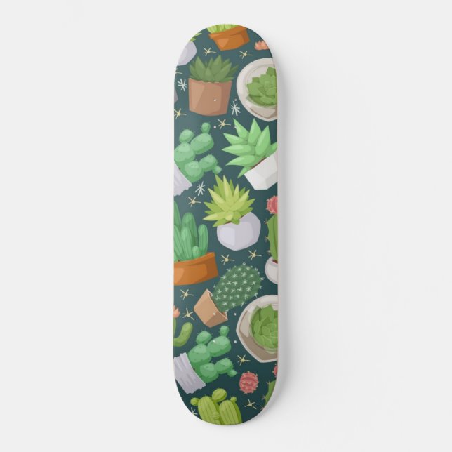 Skateboard motif plante (Recto)