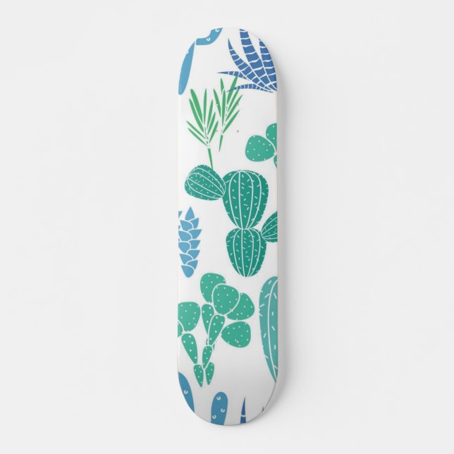 Skateboard motif plante (Devant)
