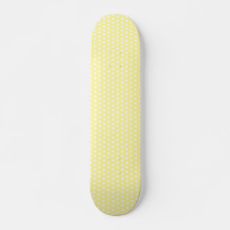 Skateboard Motif pois jaune. Spotty.