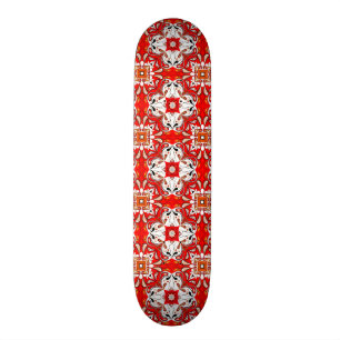 Skateboard Motif portugais de carreau de céramique