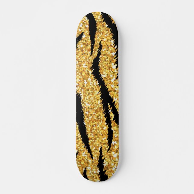 Skateboard motif poster de animal (Devant)