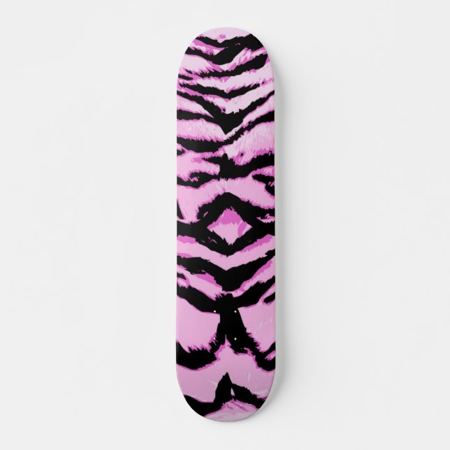 Skateboard motif poster de animal (Devant)
