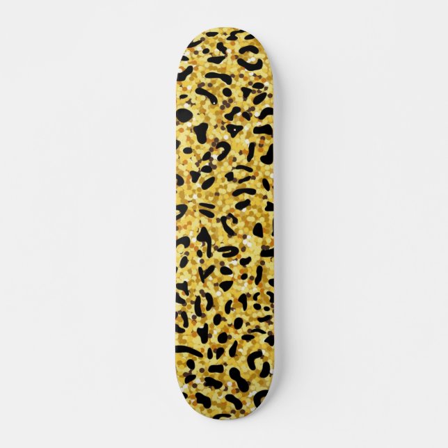 Skateboard motif poster de animal (Devant)