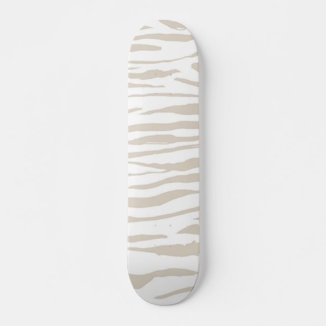Skateboard motif poster de animal (Devant)
