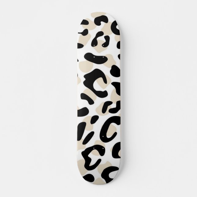 Skateboard motif poster de animal (Devant)