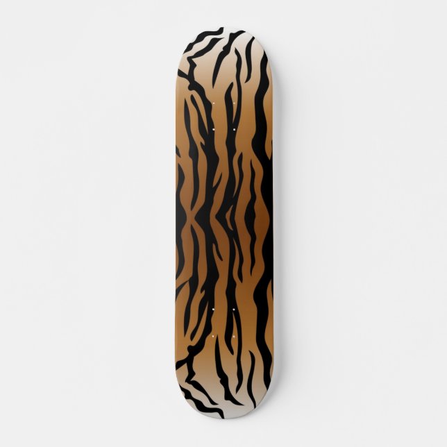 Skateboard motif poster de animal (Devant)