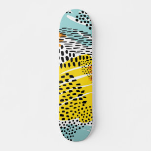 Skateboard motif poster de animal