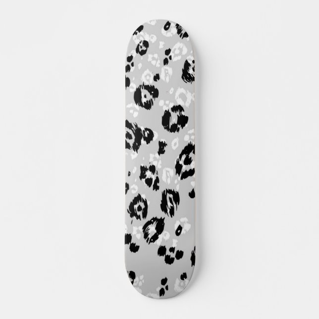Skateboard motif poster de animal (Devant)