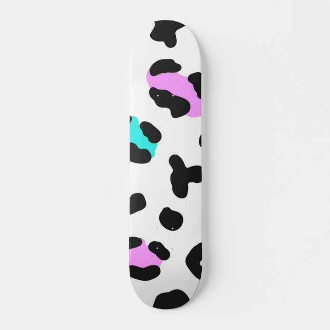 Skateboard motif poster de animal (Devant)