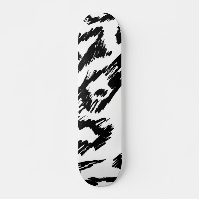 Skateboard motif poster de animal (Devant)