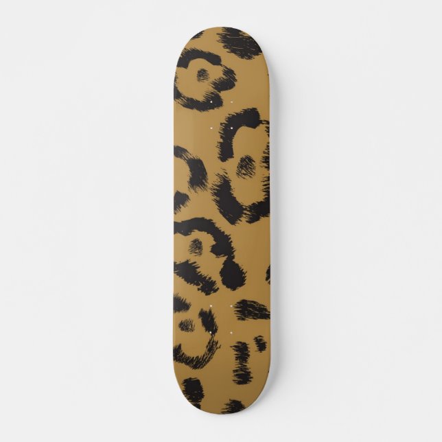 Skateboard motif poster de animal (Devant)