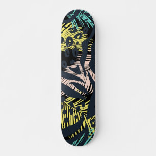 Skateboard motif poster de animal