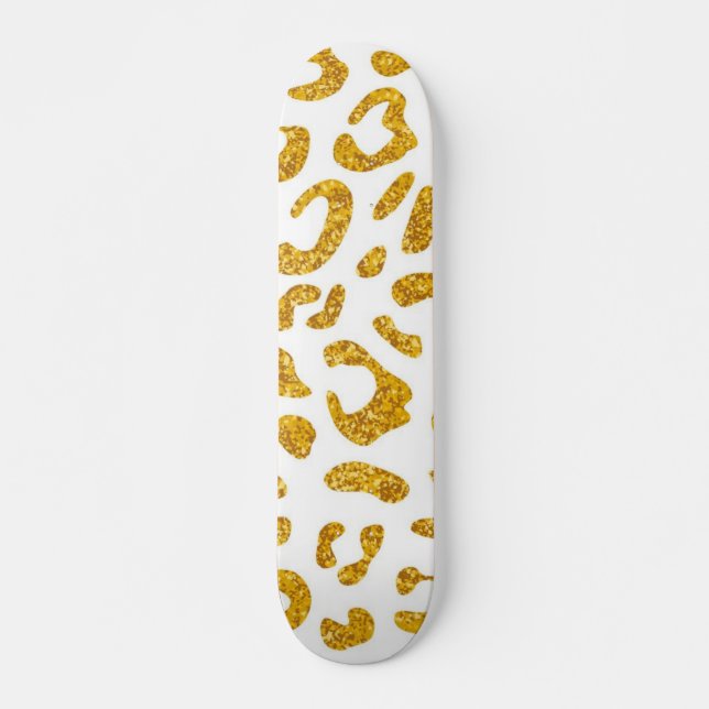 Skateboard motif poster de animal (Devant)