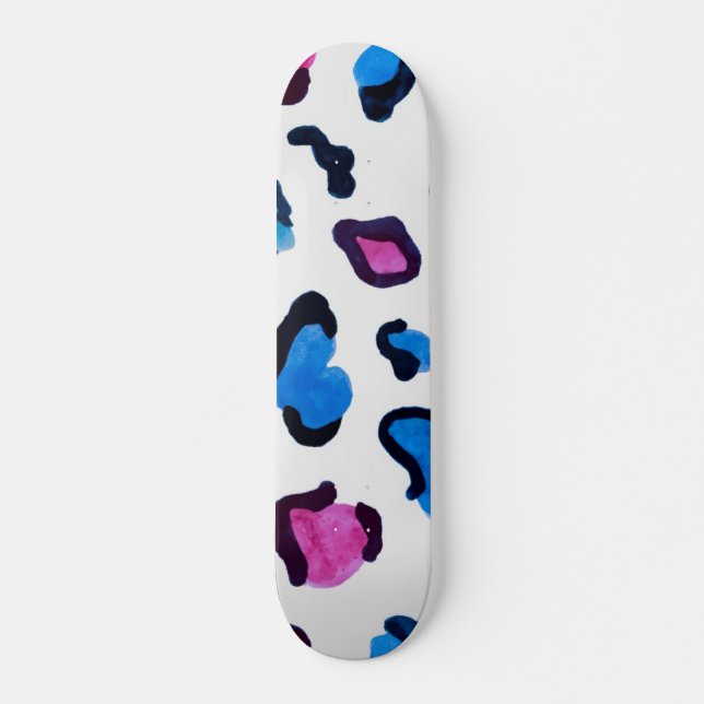 Skateboard motif poster de animal (Devant)