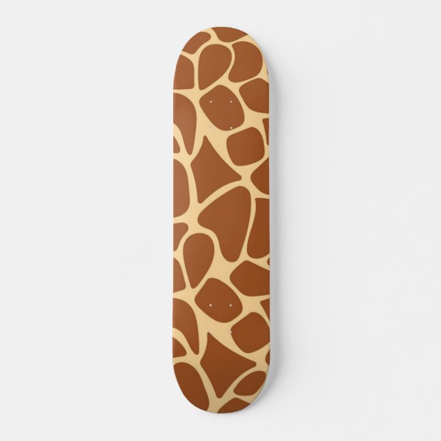 Skateboard motif poster de animal (Devant)