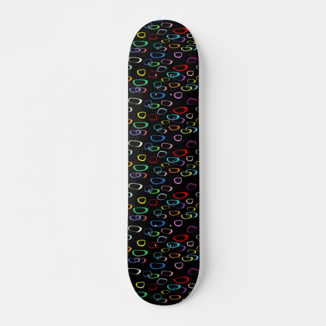 Skateboard motif rétroactif le (Devant)
