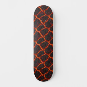 Skateboard Motif sans couture de flux de lave