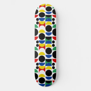 Skateboard Motif scandinave du Bauhaus du milieu du siècle