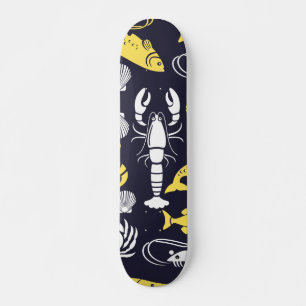 Skateboard Motif Sea Life