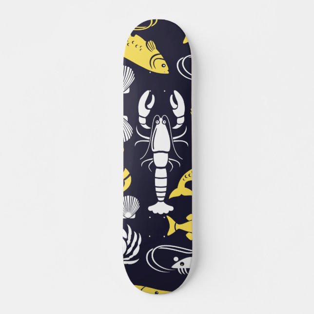 Skateboard Motif Sea Life (Devant)