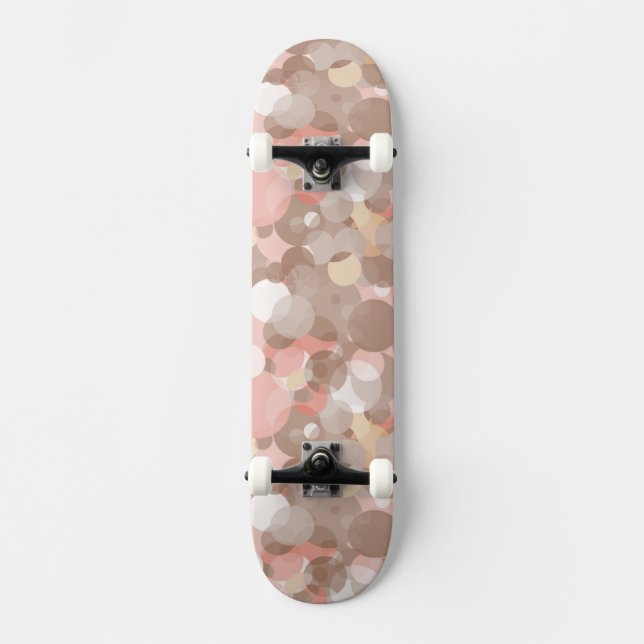 Skateboard Motif simple - cercles (Recto)