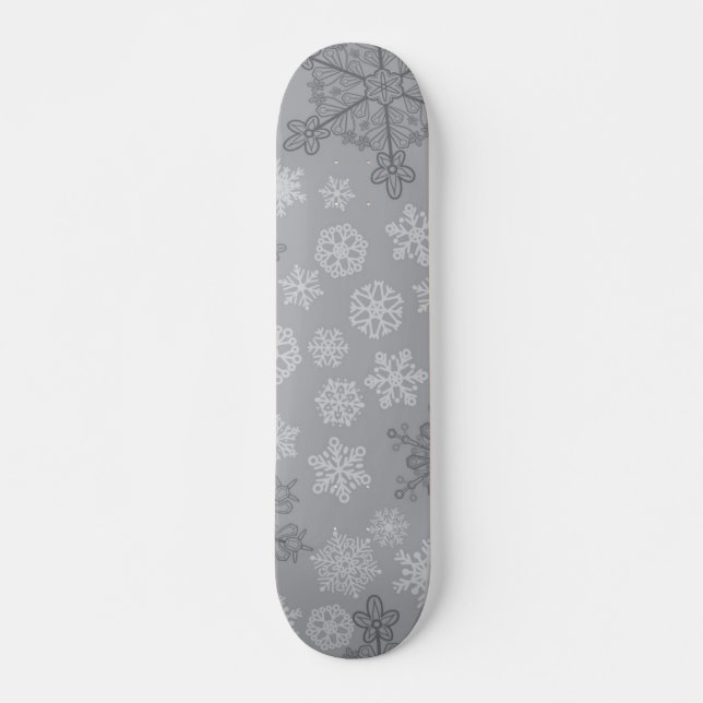 Skateboard Motif Snowflake (Devant)