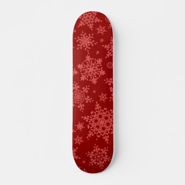 Skateboard Motif Snowflake (Devant)