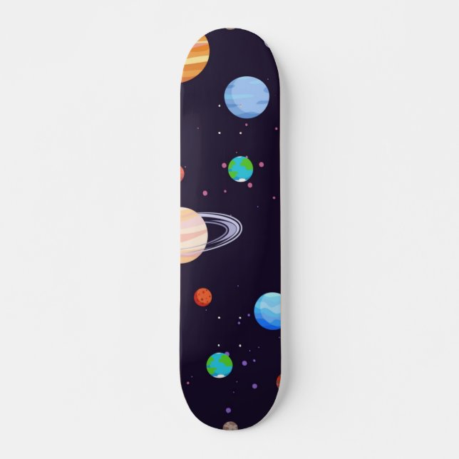 Skateboard Motif spatial (Devant)