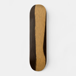 Skateboard Motif Tiger Stripes.