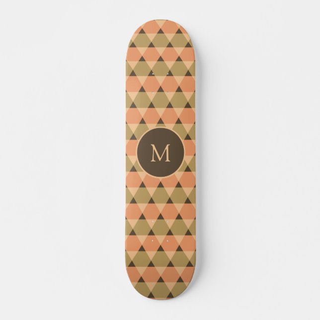 Skateboard Motif triangles (Devant)
