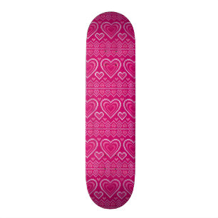 Skateboard Motif tricoté par Saint-Valentin 2