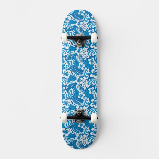 Skateboard Motif tropical de ketmie (Recto)