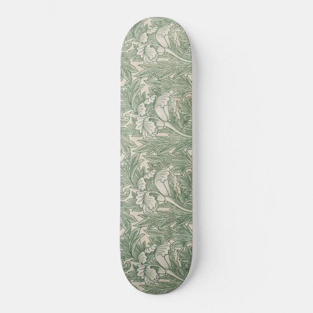 Skateboard Motif Tulip (par William Morris) (Recto)