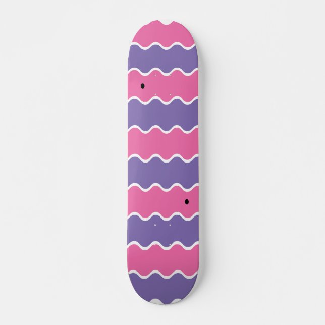 Skateboard Motif vague (Devant)