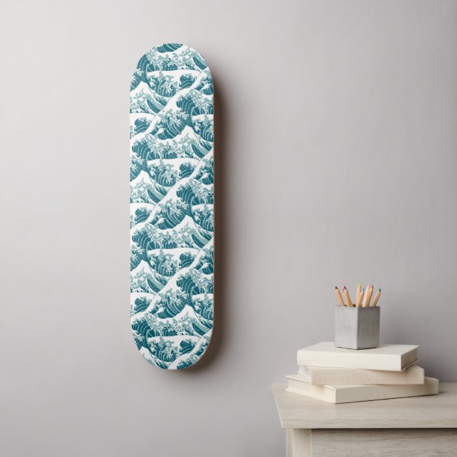 Skateboard Motif Vague Vintage (Art mural)