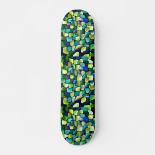 Skateboard Motif vert contemporain