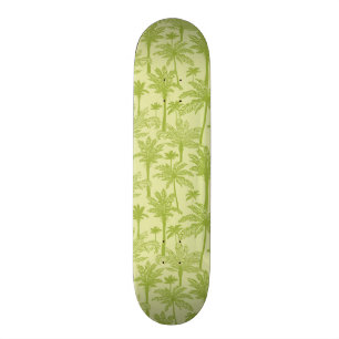 Skateboard Motif vert de palmiers