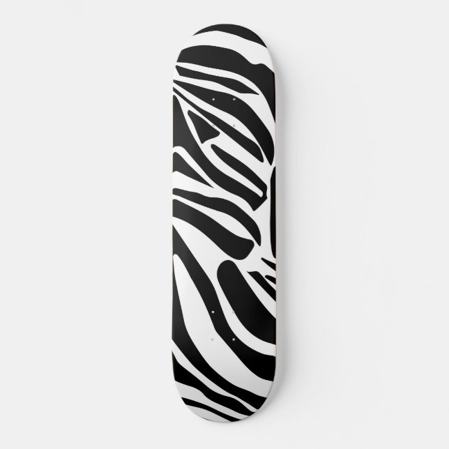 Skateboard Motif zèbre (Recto)