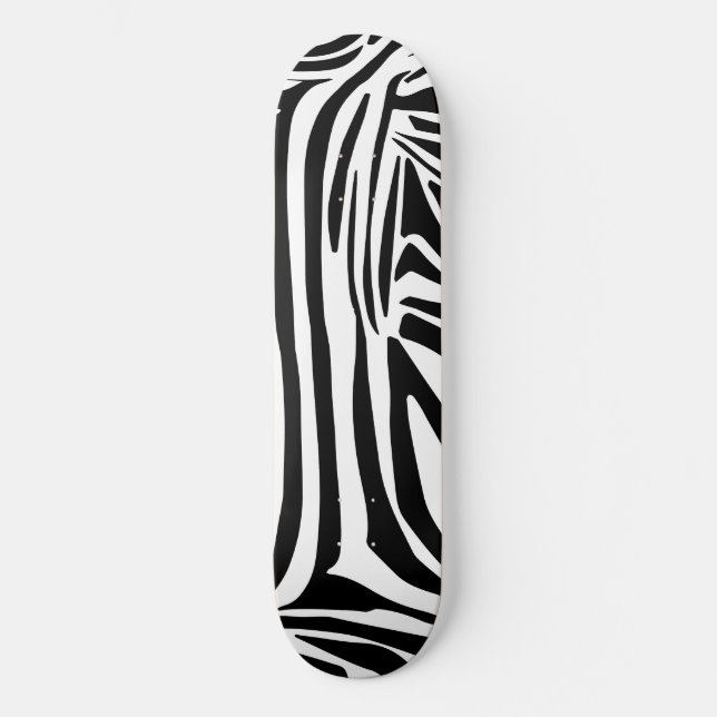 Skateboard Motif zèbre (Recto)