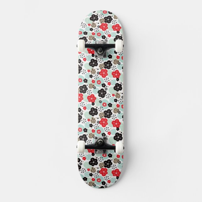 Skateboard Motifs japonais mignons de conception (Recto)