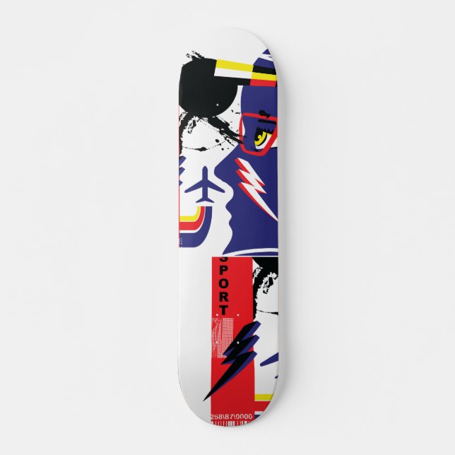 Skateboard Motivation du transport (Devant)