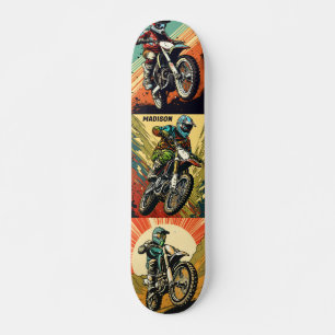 Skateboard Motocross de nom personnalisé