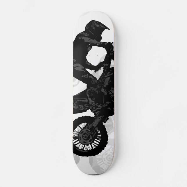 Skateboard Motocross extrême Pieds (Recto)