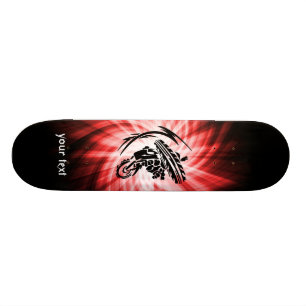 Skateboard Motocross rouge