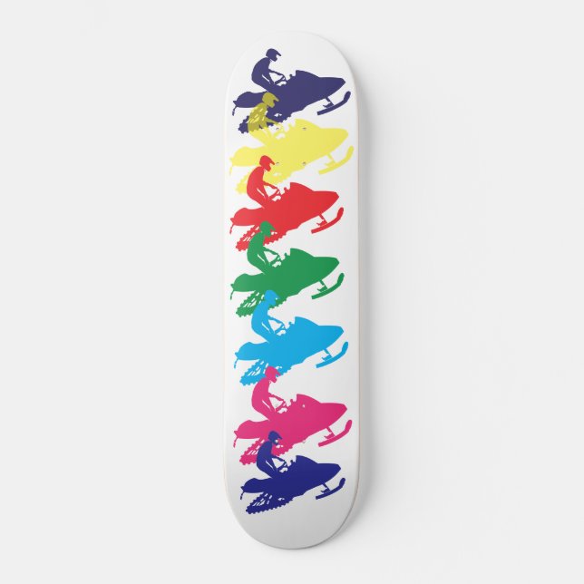 Skateboard Motoneige / Ride it Hard! (Recto)